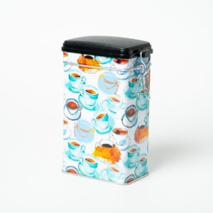Boite à Café 250 g - Motif Tasses Aquarelle