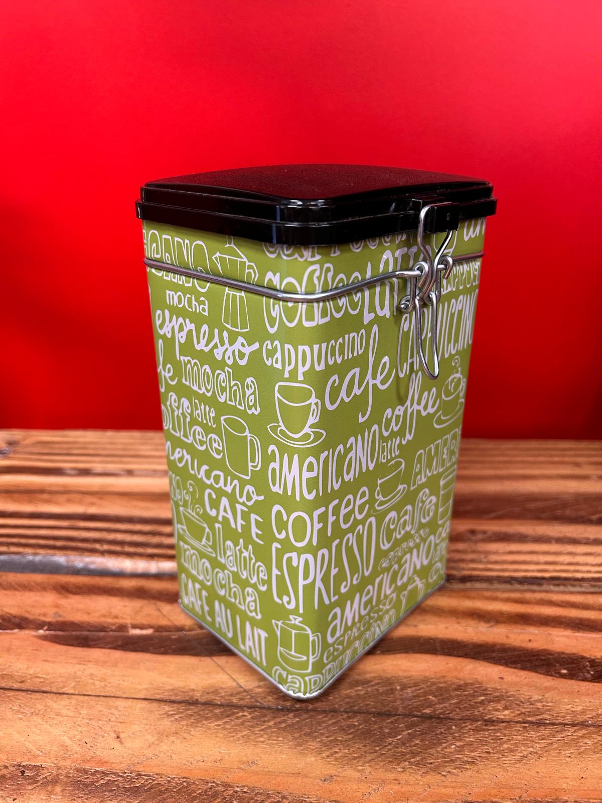 Boite à Café 500 g - Typo Coffee Verte