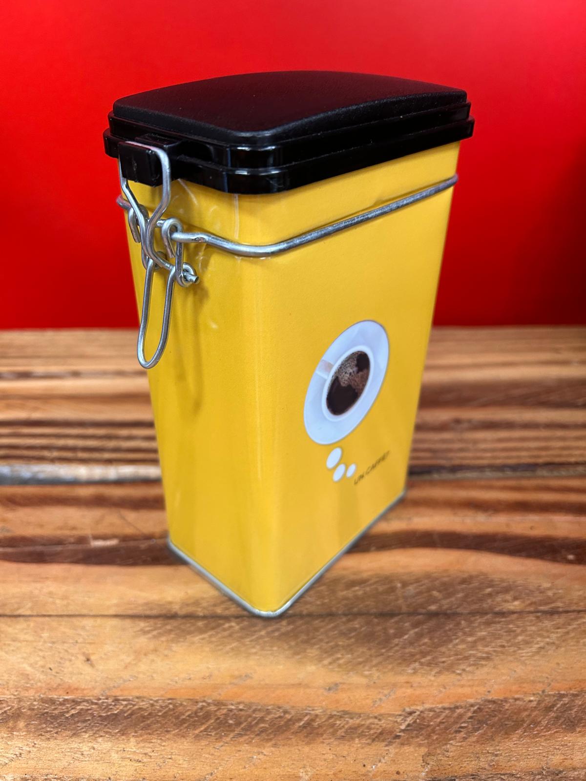 Boite à Café 250 g - Moderne Jaune Café