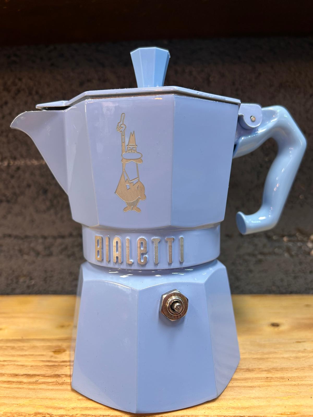 Cafetière Italienne Bialetti 3 tasses - Bleu
