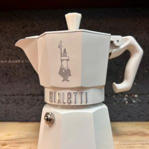 Cafetière Italienne Bialetti 3 tasses - Blanc cassé