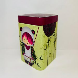 Boîte à thé 150g - Vert bambou lumineux