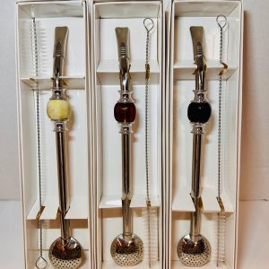 Paille à maté LUXE avec brossette