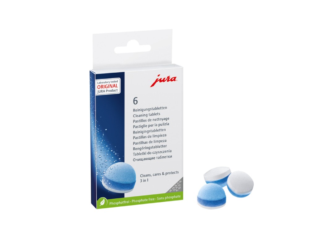 Pastilles de nettoyage JURA 3 phases